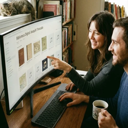 Biblioteca digital vertical